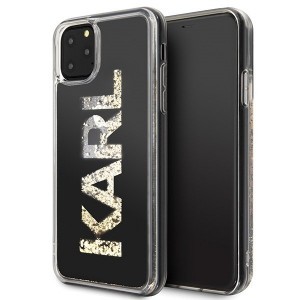 Karl Lagerfeld Logo flitteres tok iPhone 11 Pro Max fekete