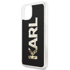 Karl Lagerfeld Logo flitteres tok iPhone 11 Pro Max fekete