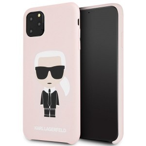 iPhone 11 Pro Max Karl Lagerfeld Iconic szilikon tok pink (KLHCN65SLFKPI)