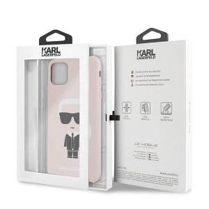 iPhone 11 Pro Max Karl Lagerfeld Iconic szilikon tok pink (KLHCN65SLFKPI)