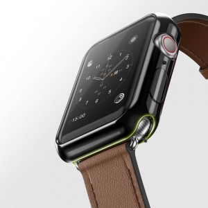 Dux Ducis 2x TPU gél tok Apple Watch 4 40mm pink/átlátszó