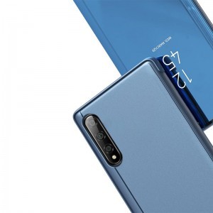 Clear View mágneses fliptok Xiaomi Mi CC9e / Xiaomi Mi A3 kék