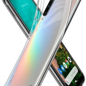 Spigen Liquid Crystal flexibilis TPU gél tok Xiaomi Mi A3/CC9E áttetsző