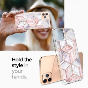 Spigen Ciel iPhone 11 Pro pink márvány mintával