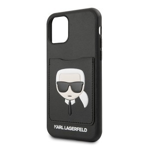 iPhone 11 Karl Lagerfeld tok fekete KLHCN61CSKCBK