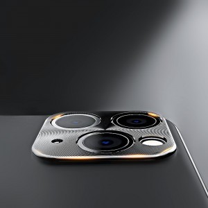 Kamera védő keret iPhone 11 PRO MAX lencsevédő fekete