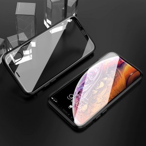 Wozinsky mágneses tok iPhone XS MAX fekete/ áttetsző