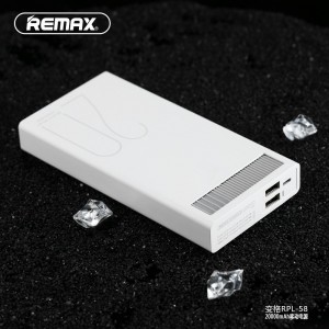Remax Revolution powerbank 20000 mAh fehér (6954851282549)