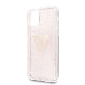 Guess Glitter Triangle tok iPhone 11 Pro pink (GUHCN58SGTLPI)