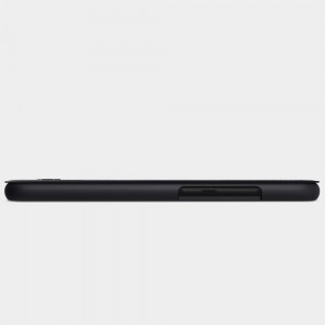 Nillkin Qin bőr fliptok Xiaomi Redmi Note 8 fekete