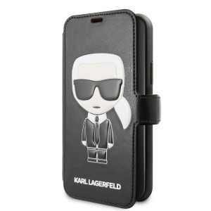 Karl Lagerfeld Iconic fliptok iPhone 11 fekete