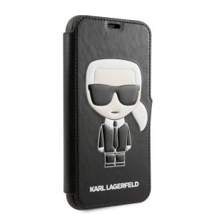 Karl Lagerfeld Iconic fliptok iPhone 11 fekete