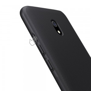 Nillkin Super Frosted Shield tok + ajándék támaszték Xiaomi Redmi 8A fekete