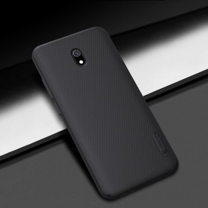 Nillkin Super Frosted Shield tok + ajándék támaszték Xiaomi Redmi 8A fekete