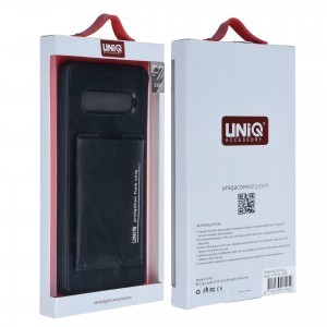 UNIQ Bruin tok kártyatartóval Samsung S10 Plus fekete