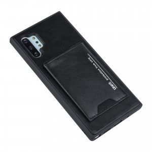 UNIQ Bruin tok kártyatartóval Samsung Note 10 Plus fekete