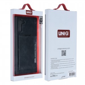 UNIQ Bruin tok kártyatartóval Samsung Note 10 fekete