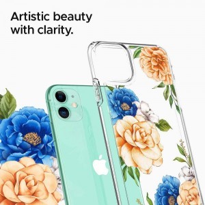 Spigen Ciel iPhone 11 kék virág mintával