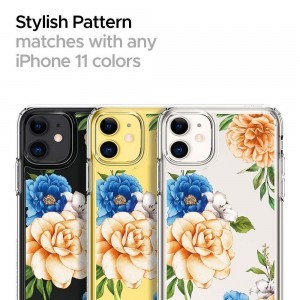 Spigen Ciel iPhone 11 kék virág mintával