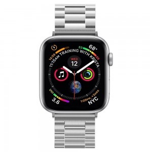 Spigen Modern Fit Apple Watch óraszíj 4/5/6/7/8/SE/Ultra (42/44/45/49mm) ezüst