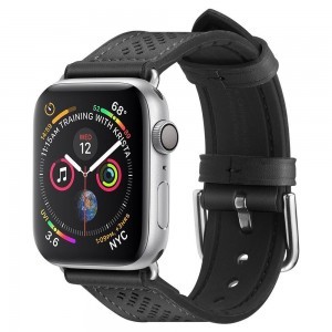 Spigen Retro Fit Apple Watch óraszíj 4/5/6/7/8/SE/Ultra (42/44/45/49mm) fekete