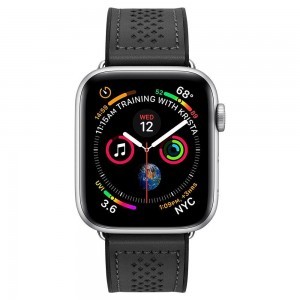 Spigen Retro Fit Apple Watch óraszíj 4/5/6/7/8/SE/Ultra (42/44/45/49mm) fekete