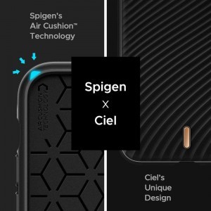 Spigen Ciel Wave Shell iPhone 11 fekete mintával
