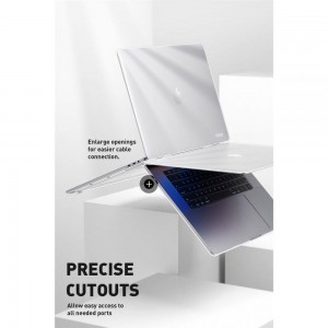 Supcase IBLSN Hardshell Macbook Pro 16 2019 tok átlátszó/frost clear