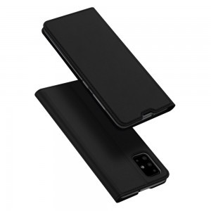 Dux Ducis Skin Pro fliptok Samsung A71 fekete