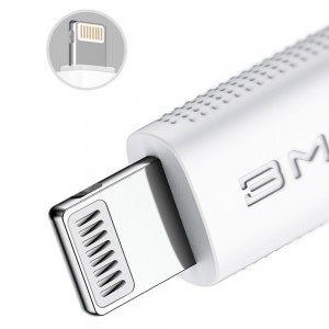 Baseus BMX MFI mini kábel USB Type-C PD 18W / Lightning 1.2m fehér