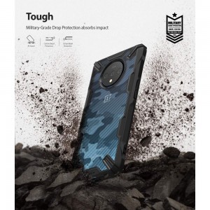 Ringke Fusion X OnePlus 7T tok fekete terepmintás színben