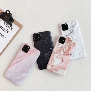 Wozinsky márvány mintás TPU tok iPhone 11 rózsaszín