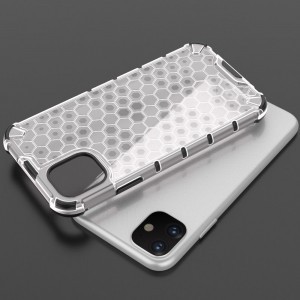 Honeycomb armor TPU tok iPhone 11 piros