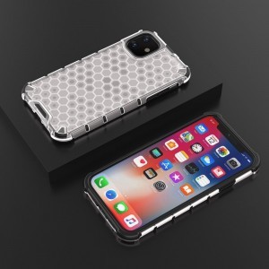 Honeycomb armor TPU tok iPhone 11 piros