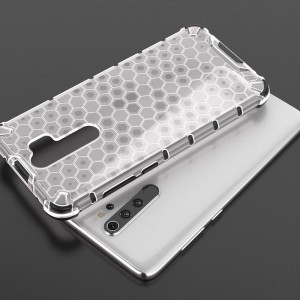 Honeycomb armor TPU tok Xiaomi Redmi Note 8 Pro áttetsző