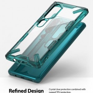 Ringke Fusion X Xiaomi Mi Note 10/10 Pro Türkiz zöld színben
