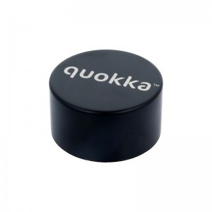 Quokka Solid vákum szigetelt vizesüveg, rozsdamentes acél kulacs 630 ml jet black