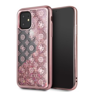 Guess flitteres iPhone 11 tok rose gold 