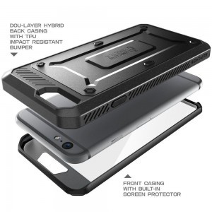 Supcase Unicorn Beetle Pro tok iPhone 6/6S fekete ütésálló