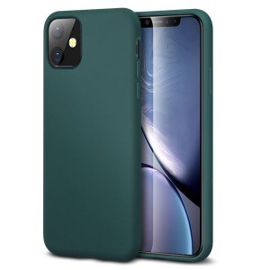 Ultravékony 0.3 mm vastagságú matt zöld iPhone 11 Pro tok zöld