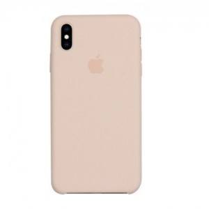 Apple gyári szilikon tok Apple iPhone Xs Max rózsaszín homok színben (MTFD2ZM/A)