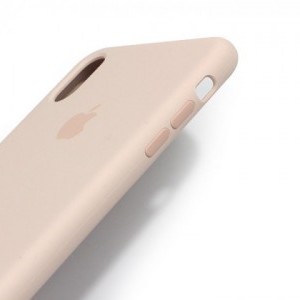 Apple gyári szilikon tok Apple iPhone Xs Max rózsaszín homok színben (MTFD2ZM/A)