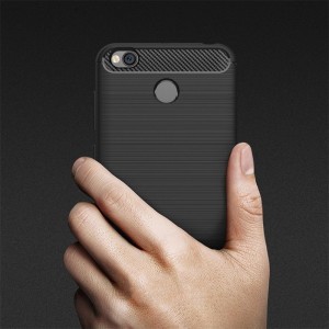 Carbon mintájú TPU tok iPhone 8 Plus / 7 Plus fekete