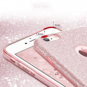 Wozinsky flitteres tok iPhone 7 Plus/ 8 Plus lila