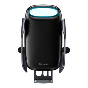 Baseus Milky Way autós 15W vezeték nélküli 15W Qi gyorstöltő automata telefon tartóval fekete (WXHW02-01)