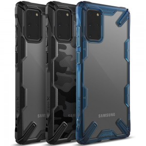 Ringke Fusion X Samsung S20 Plus terepmintás fekete színben (XDSG0026)