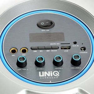 UNIQ Voice vezeték nélküli bluetooth hangszóró fekete