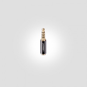 Ugreen adapter 3.5 mm-es mini jack átalakító 2.5 mm-es micro jack-re fekete (20502)