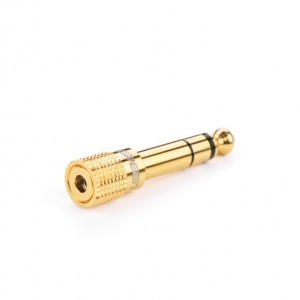 Ugreen adapter 3.5mm micro jack átalakító 6.3mm mini jack-é arany színben (20503)