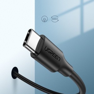 Ugreen USB/ USB Type-C kábel 3A kábel 1m fekete